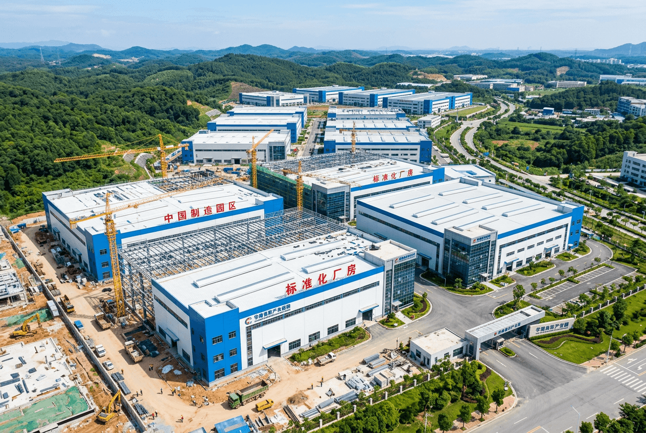 标准化厂房建设加速:各地产业园区抢占制造业转移红利